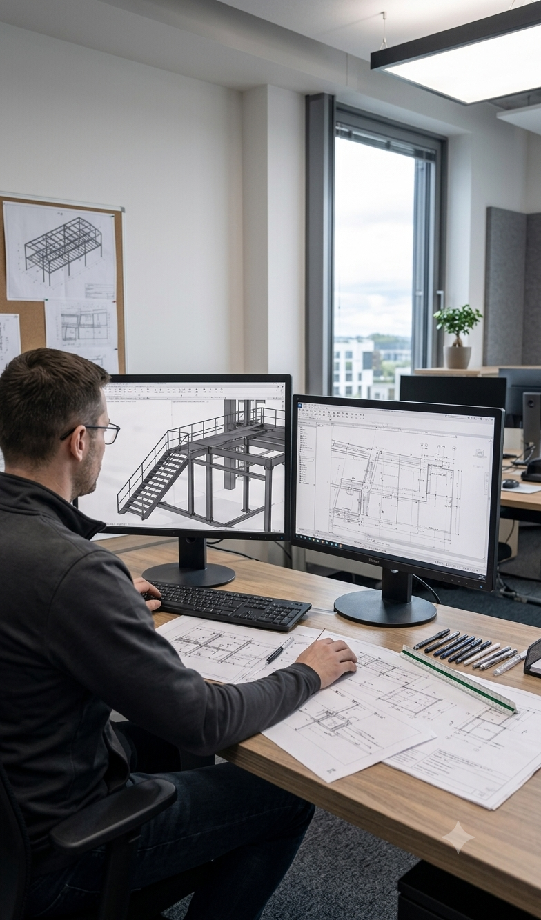 Technische Bearbeitung – CAD-Planung