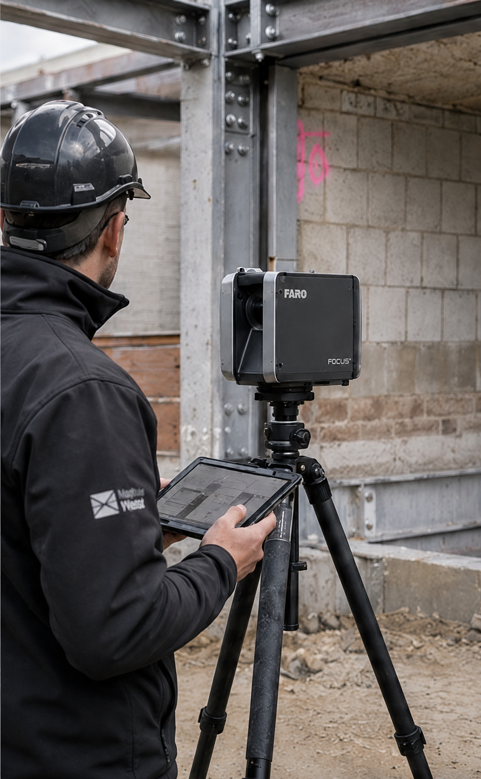Bauaufnahme – 3D-Aufmass auf der Baustelle